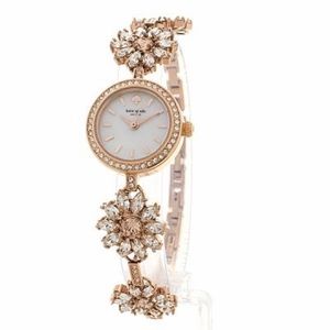 Kate Spade flower daisy chain watch gold